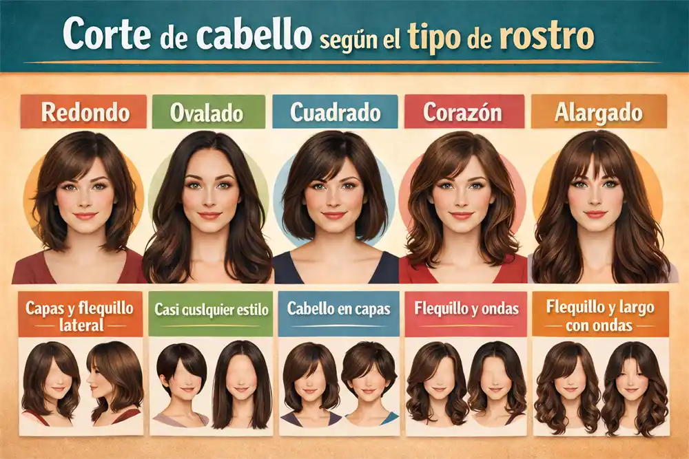 Cortes de cabello según tu rostro