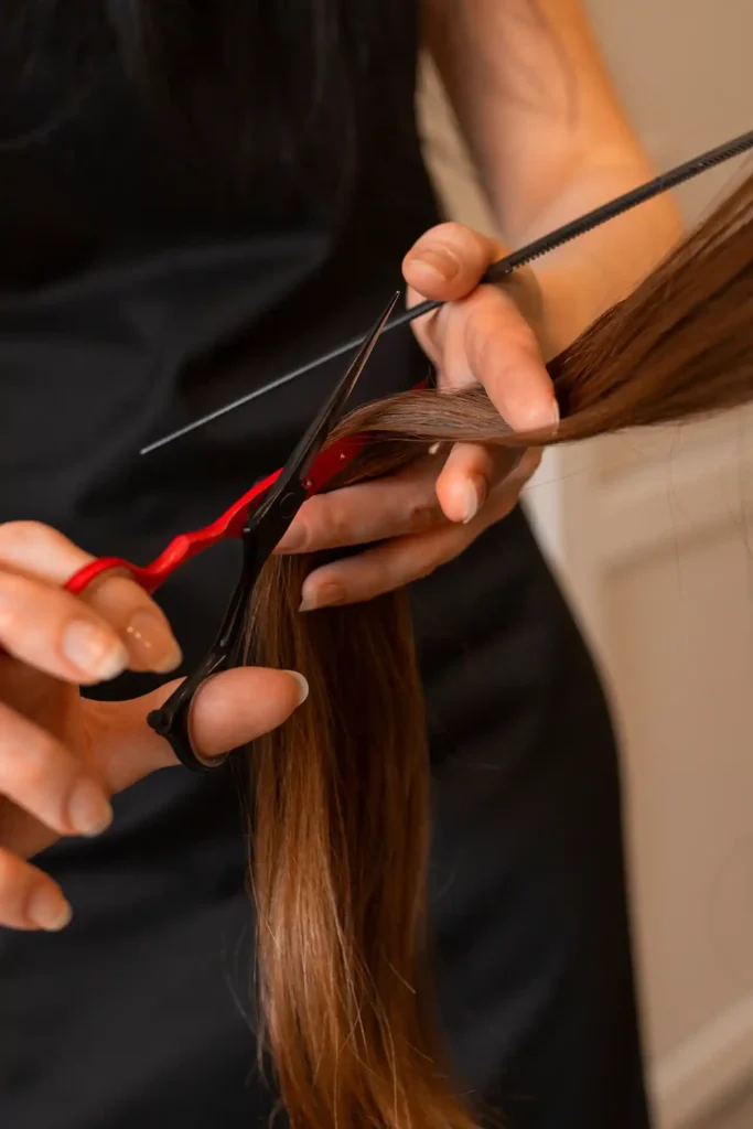 Corte de cabello en Zaida peluqueria