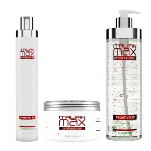PACK PROATIVO 3D SHAMPOO + ACOND + MASCARILLA ITALIAN MAX