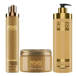 SET GOLD EXTREM SHAMPOO + ACOND + MASCARILLA ITALIAN MAX