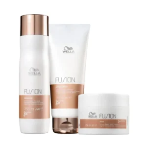 PACK WELLA FUSION – Trío Shampoo 250 ml + Conditioner 200 ml + Mask 150 ml